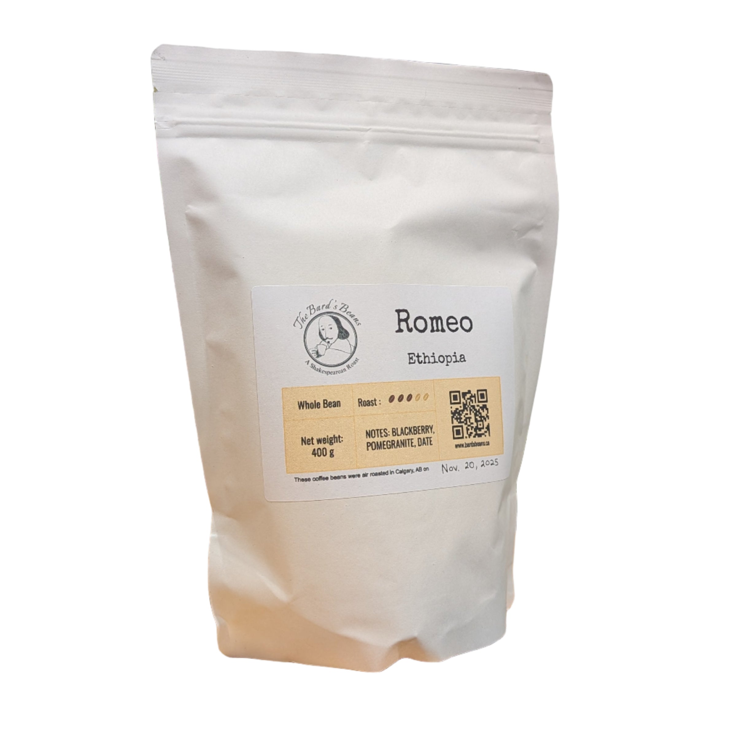 Bards Beans The Bard's Beans - Romeo Coffee Beans — Tea
