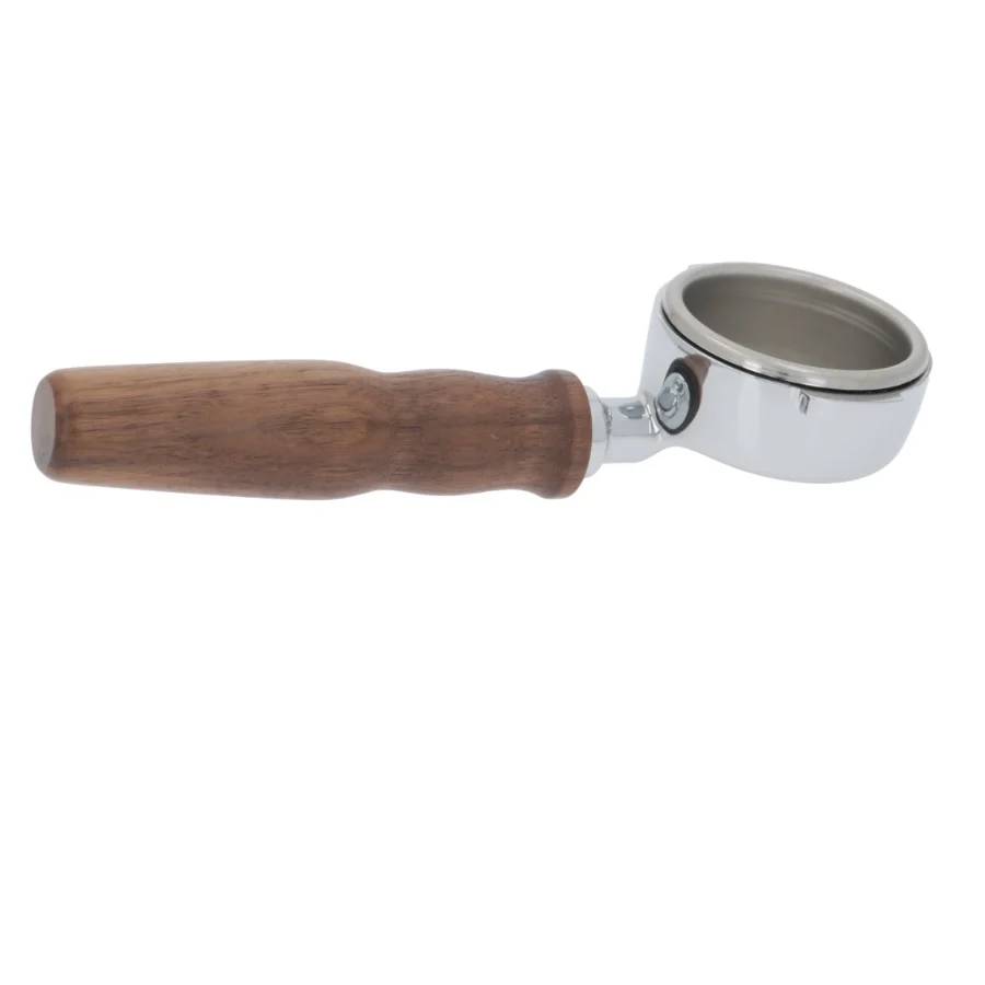 Bottomless Portafilter With Walnut Wood Handle (5.7mm) — Can