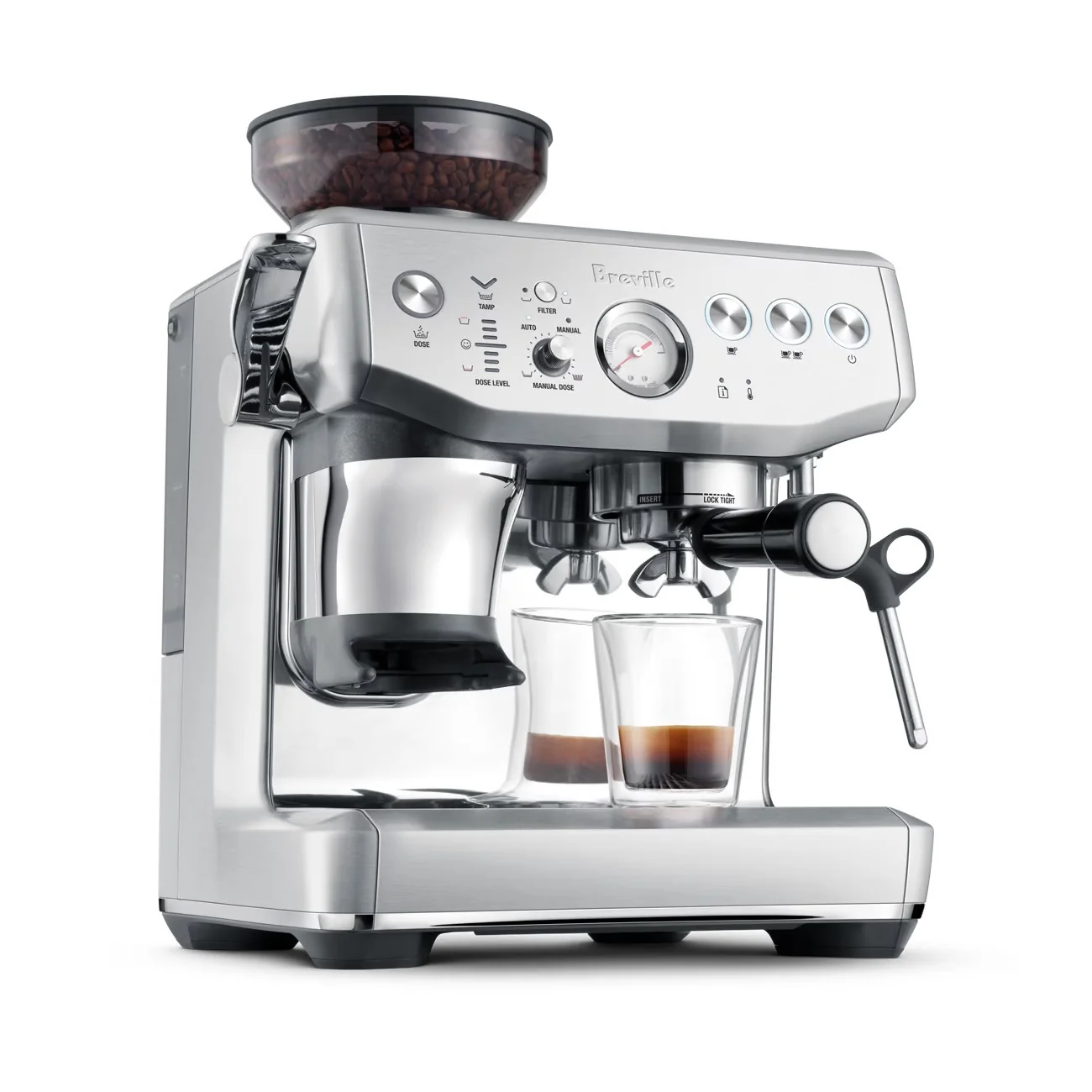 Breville Barista Express Impress Espresso Machine - Sea Salt — Controller - Image 2