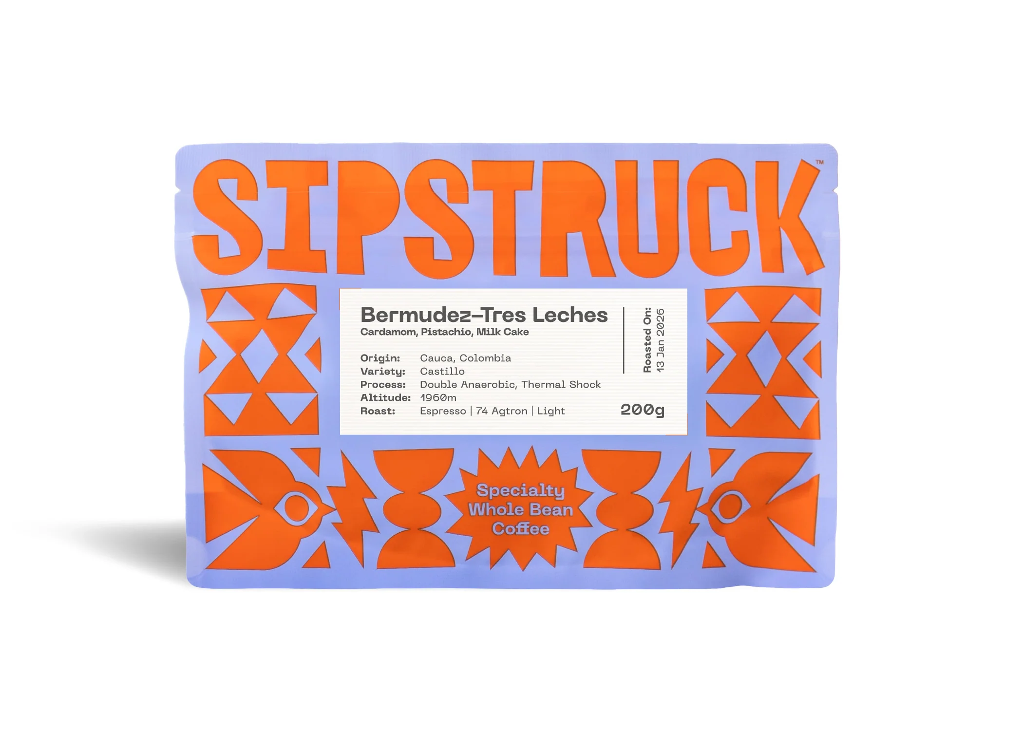 Sipstruck - Colombia - Diego Bermudez Tres Leches Espresso Coffee Beans — Tea
