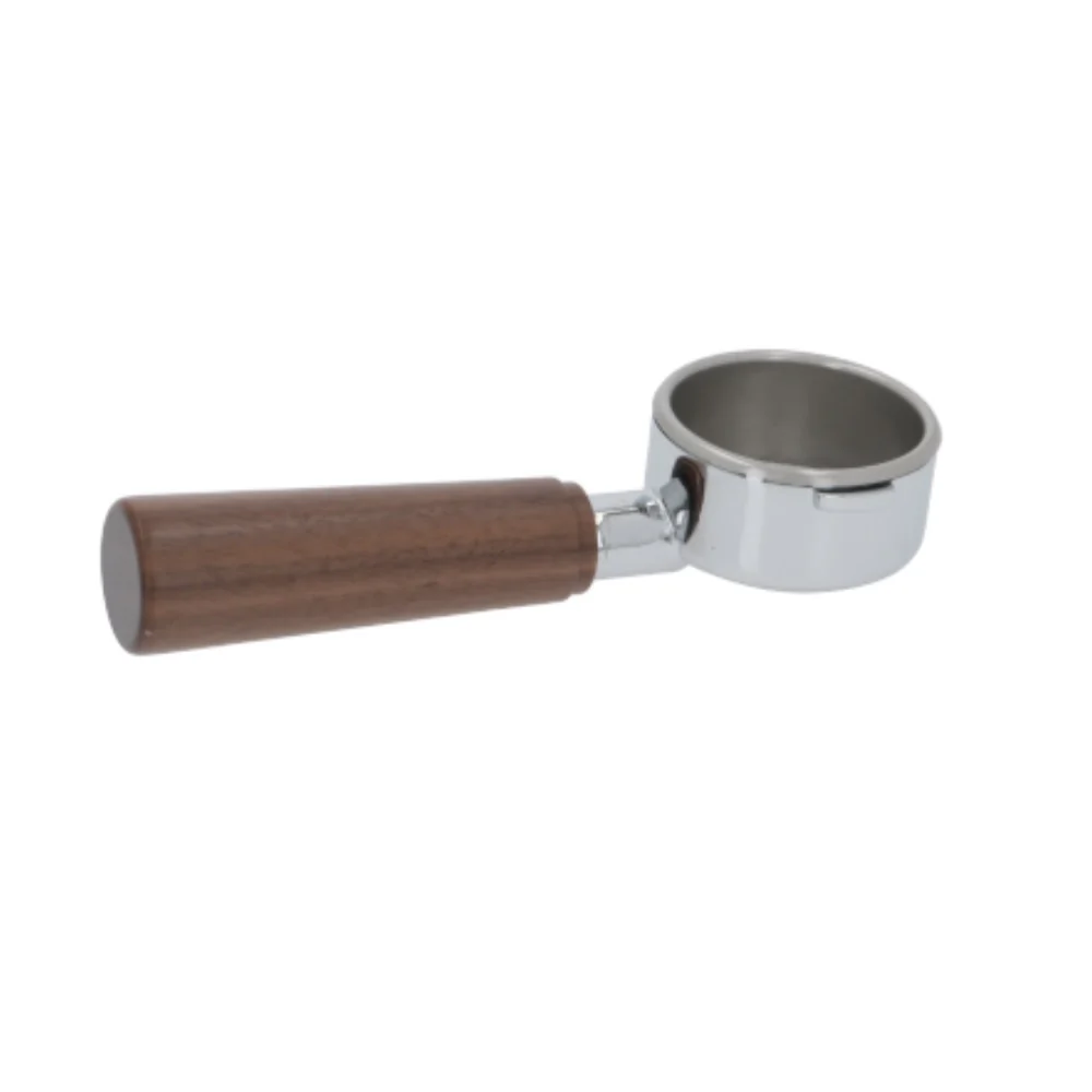 La Pavoni Lever Pre-Millennium Bottomless Portafilter With Walnut Handle (After-Market) — Can