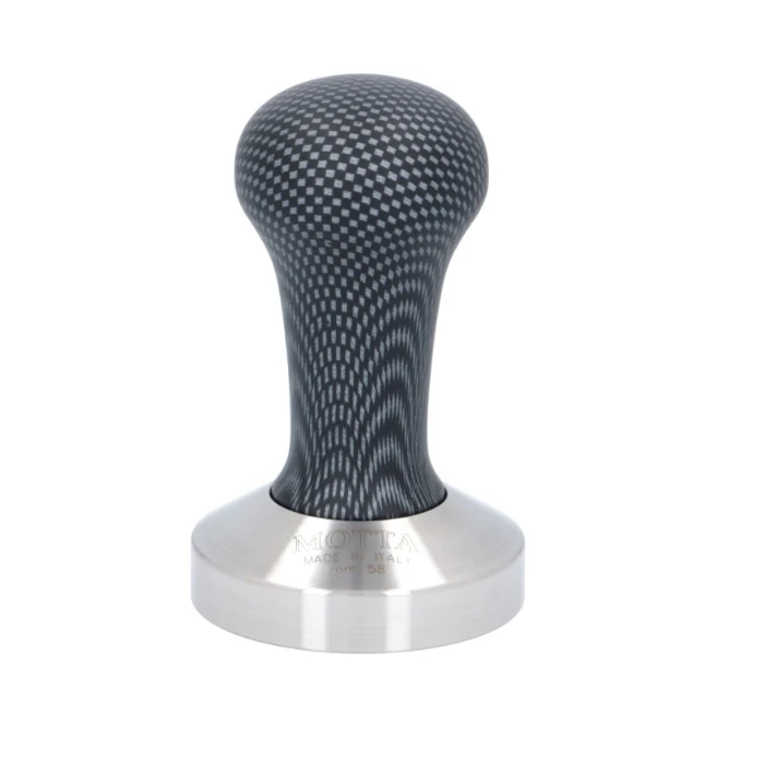 Motta Wooden Coffee Tamper - 57mm / Flat / Carbon Look — Catalog Product - Image 6