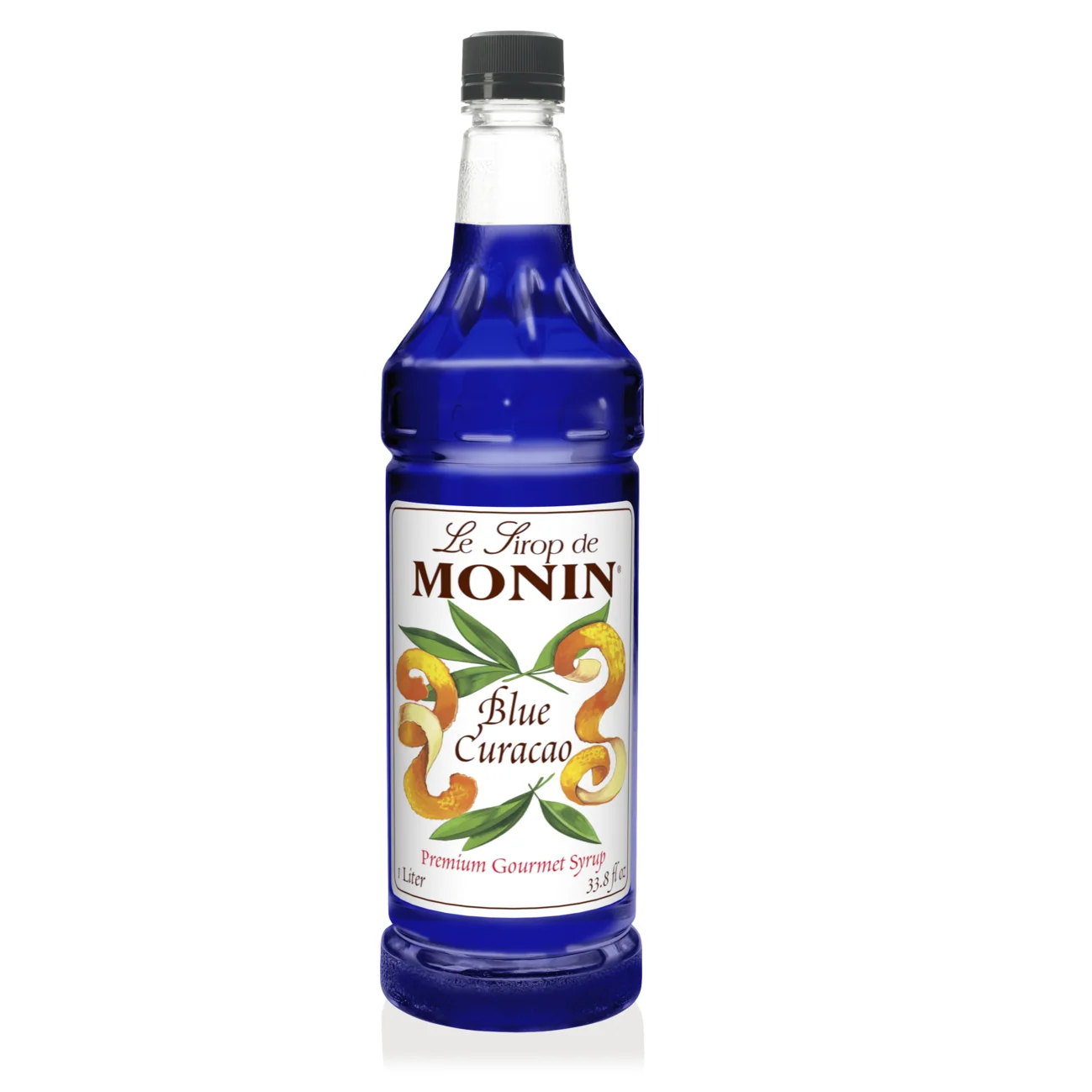 Monin Blue Curacao Syrup — Bottle