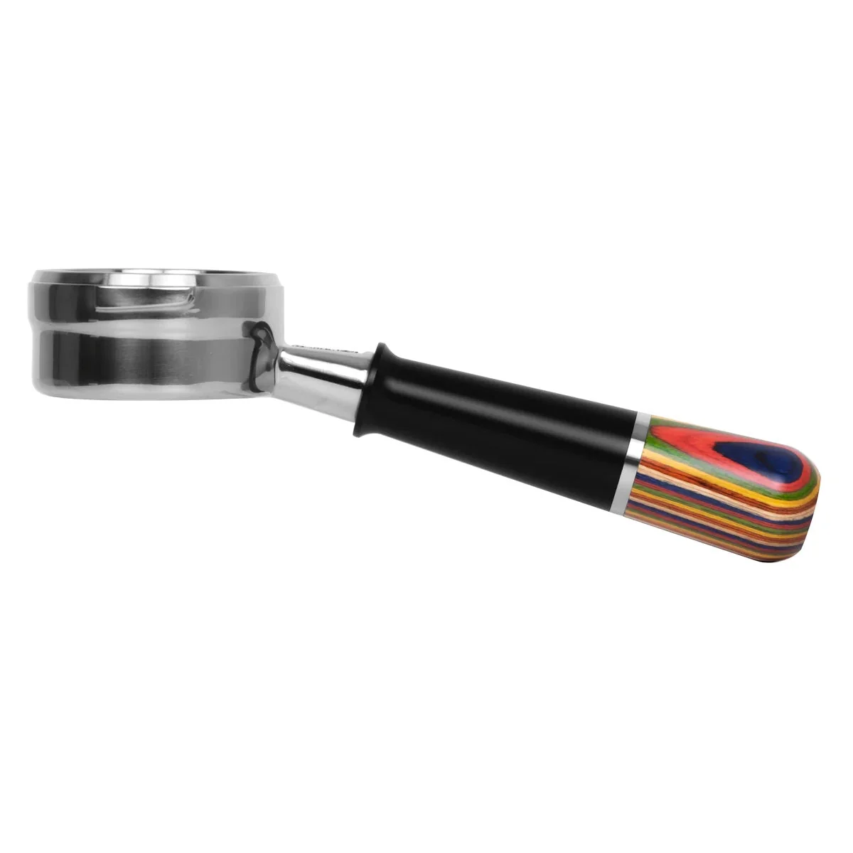 Pesado Stainless Steel Bottomless Hybrid Portafilter (6.0mm) — Basket - Image 6