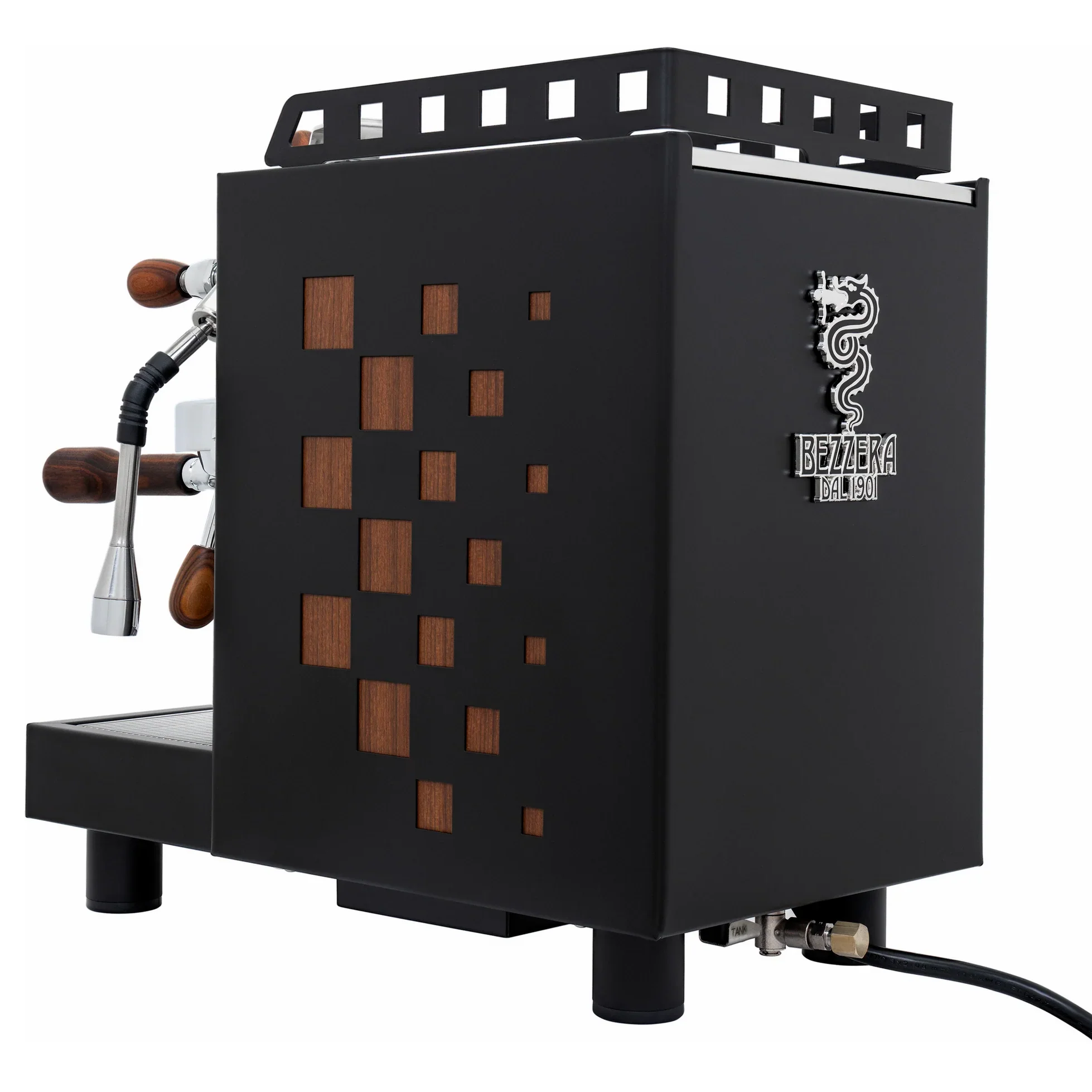 Bezzera Aria TOP Espresso Machine - Black / Rosewood — Set - Image 9