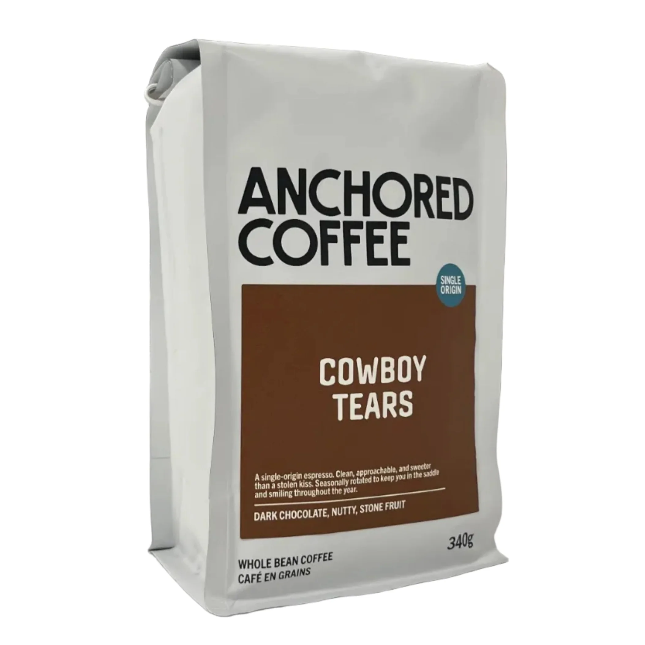 Anchored Coffee Anchored - Cowboy Tears Espresso Coffee Beans — Tea