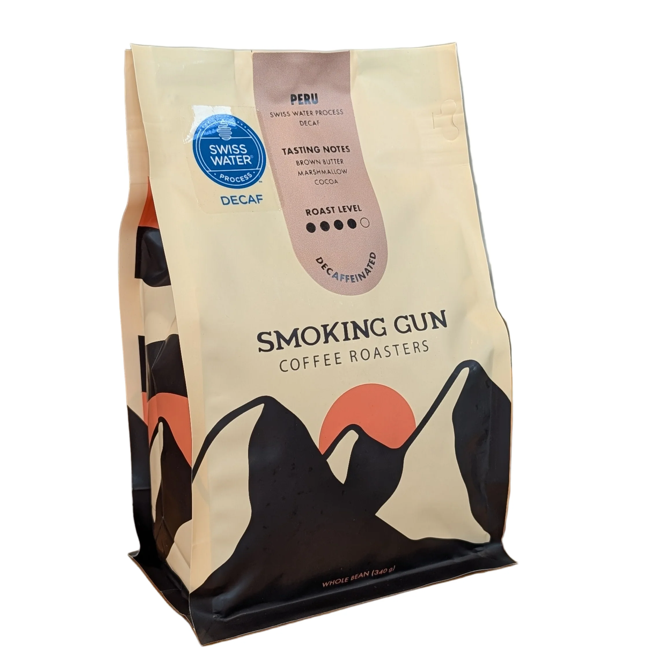 Smoking Gun Coffee Smoking Gun - Peru Swiss Water Decaf Coffee Beans — Tea