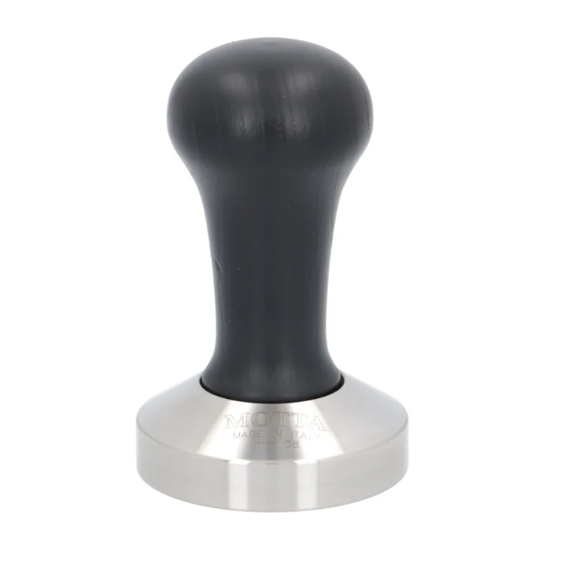 Motta Wooden Coffee Tamper - 57mm / Flat / Carbon Look — Catalog Product - Image 4
