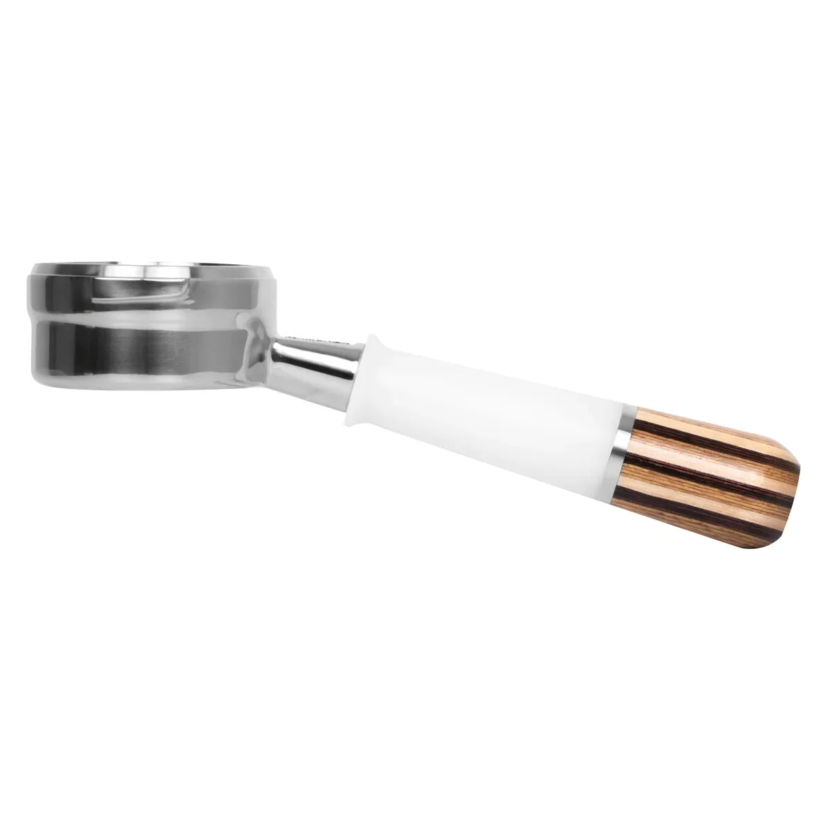 Pesado Stainless Steel Bottomless Hybrid Portafilter (6.0mm) — Basket - Image 14
