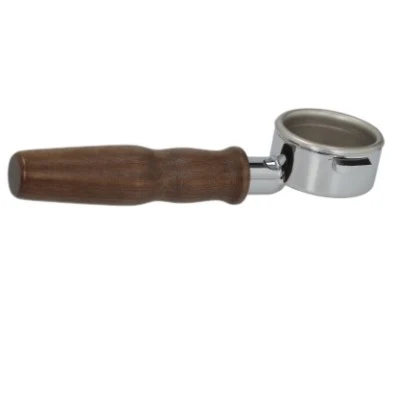 La Spaziale Bottomless Portafilter with Walnut Wood Handle (After-Market) — Can