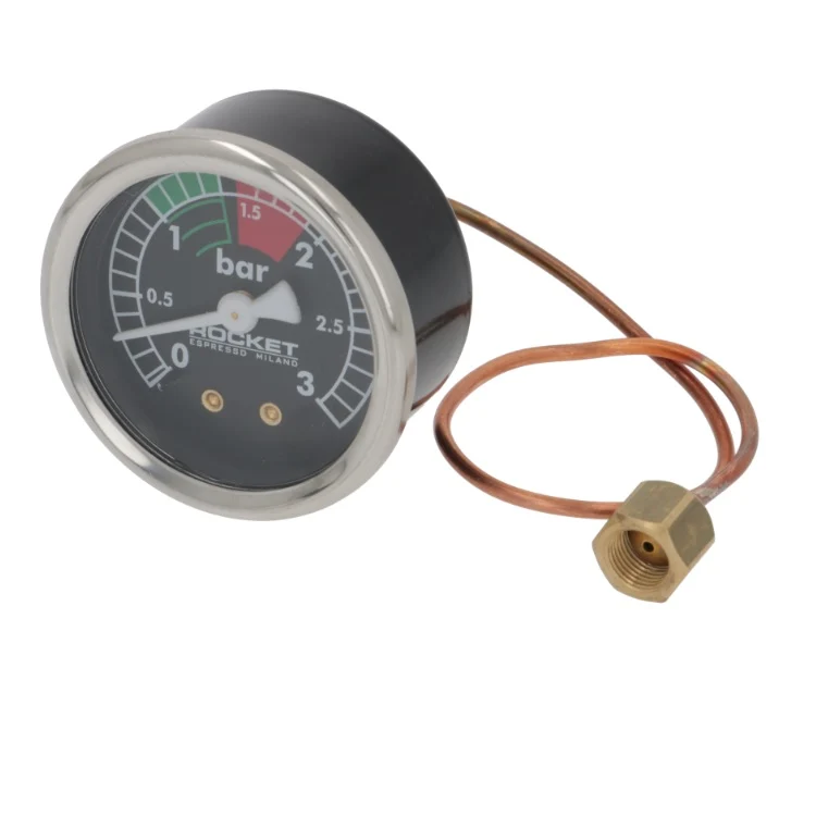Rocket Espresso Rocket Boiler Pressure Gauge ø 52mm — Bar — SKU SKU03253-000-A8E329