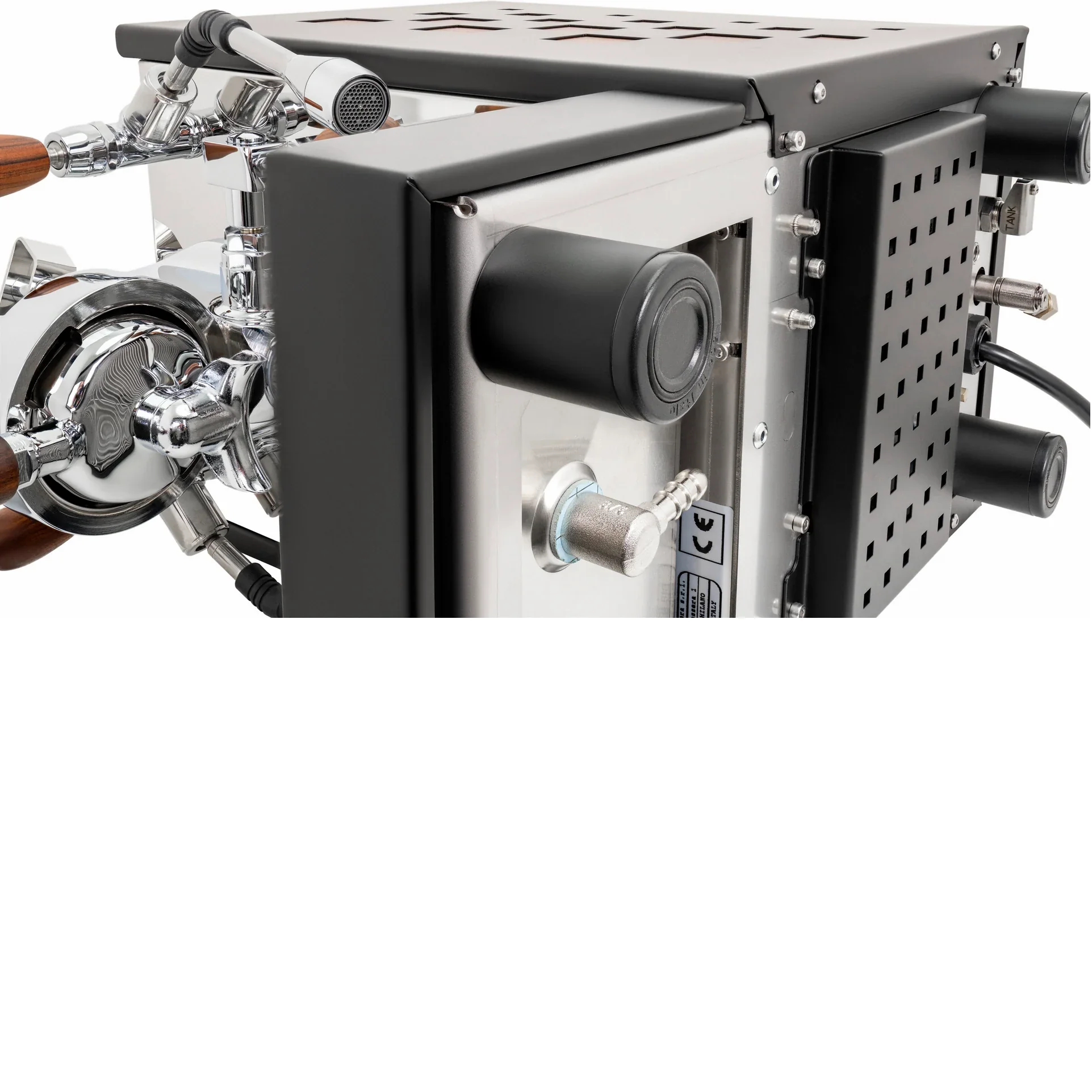 Bezzera Aria TOP Espresso Machine - Black / Rosewood — Set - Image 7