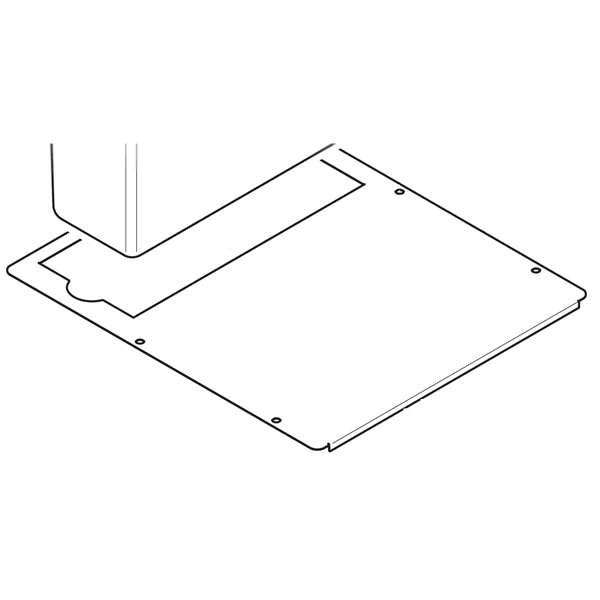 Rancilio Silvia Upper Stainless Cover with Hole for Tank — Catalog Product