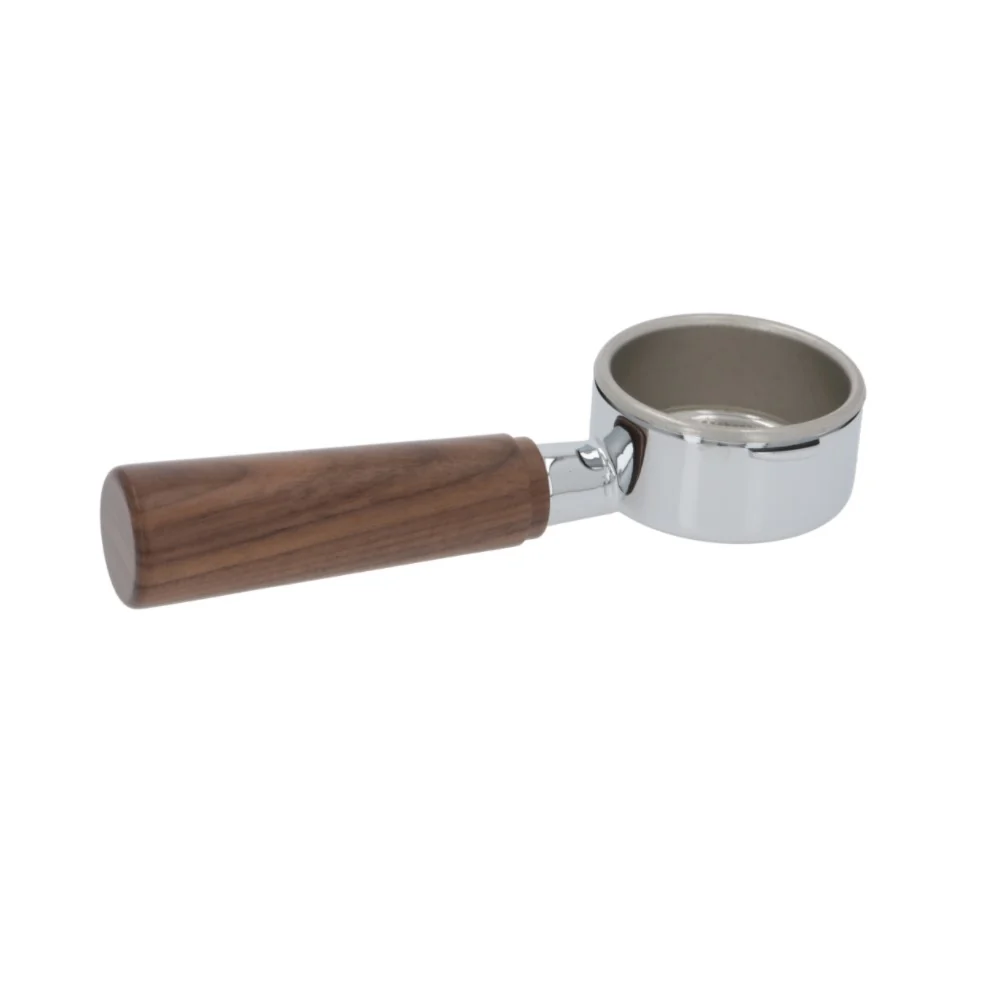 La Pavoni Lever Millennium Bottomless Portafilter With Walnut Handle (After-Market) — Can
