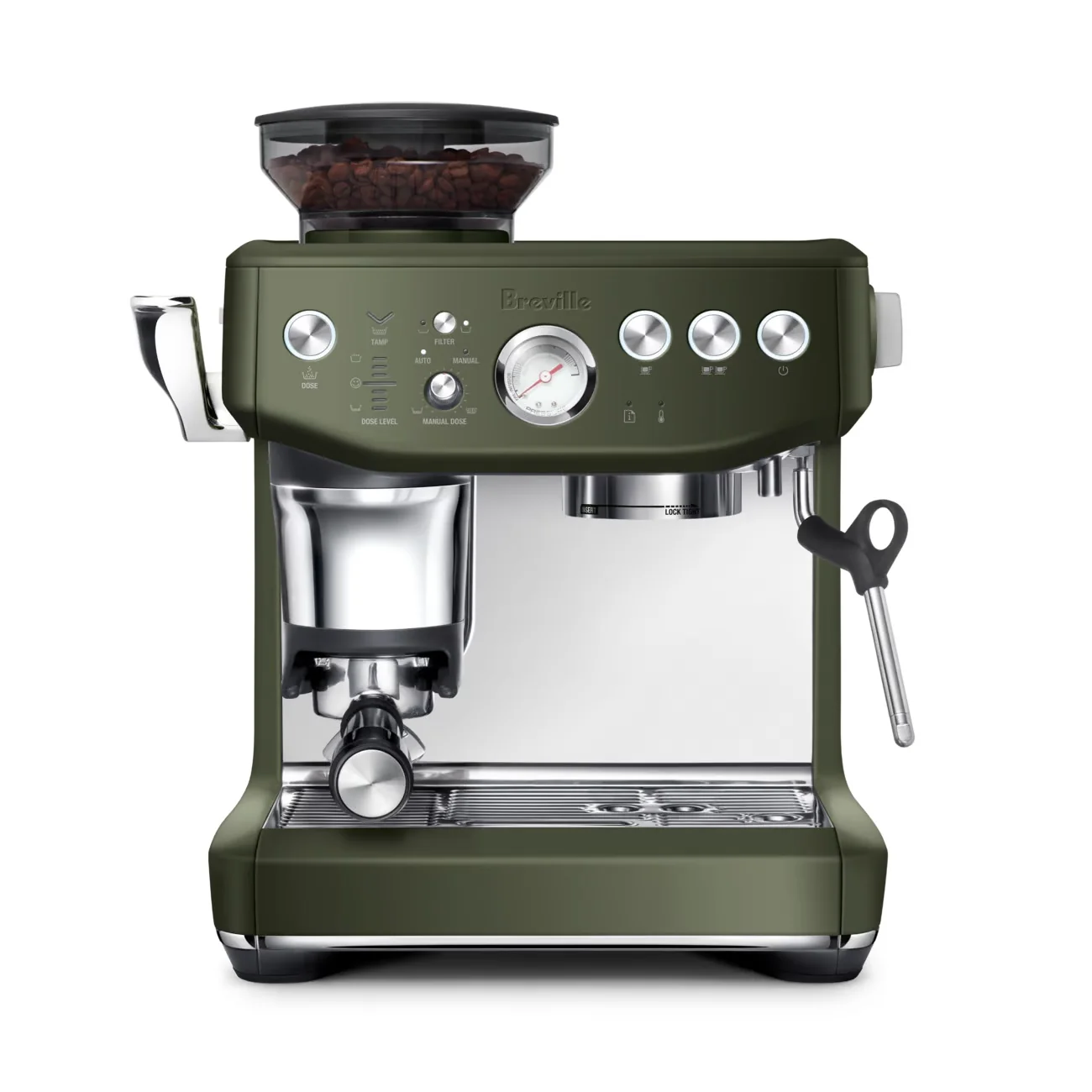 Breville Barista Express Impress Espresso Machine - Sea Salt — Controller - Image 10