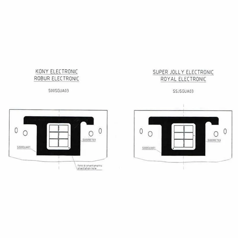 Mazzer Anti-Static Doser Screen — Sticker