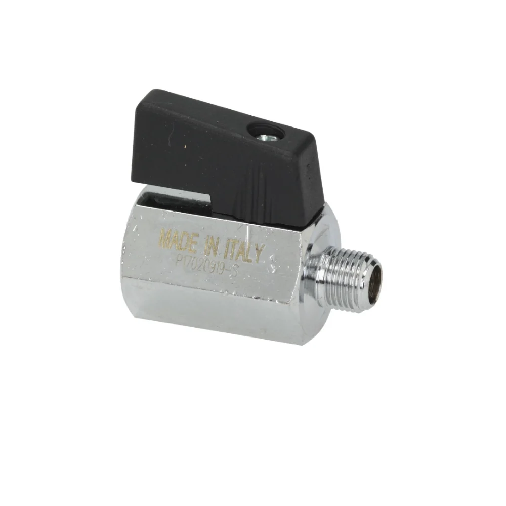 1/8" M x 1/8" F BSP Closing Valve — Ball — SKU SKU00143-000-62704A