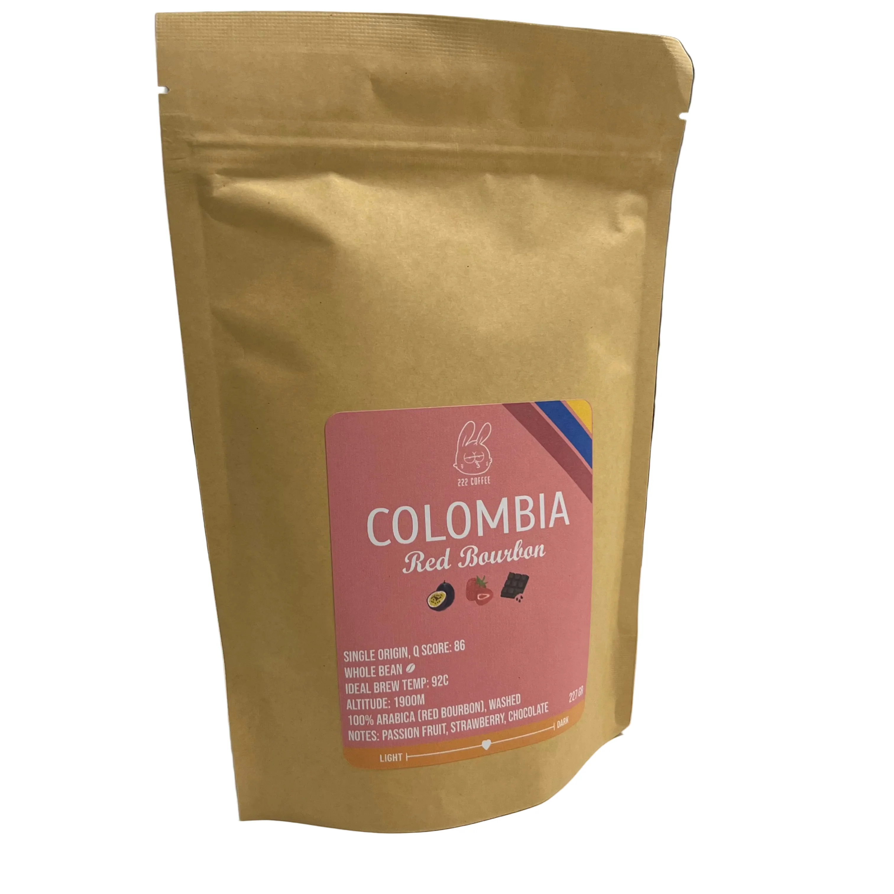 222 Coffee 222 - Colombia - Red Bourbon Coffee Beans — Tea