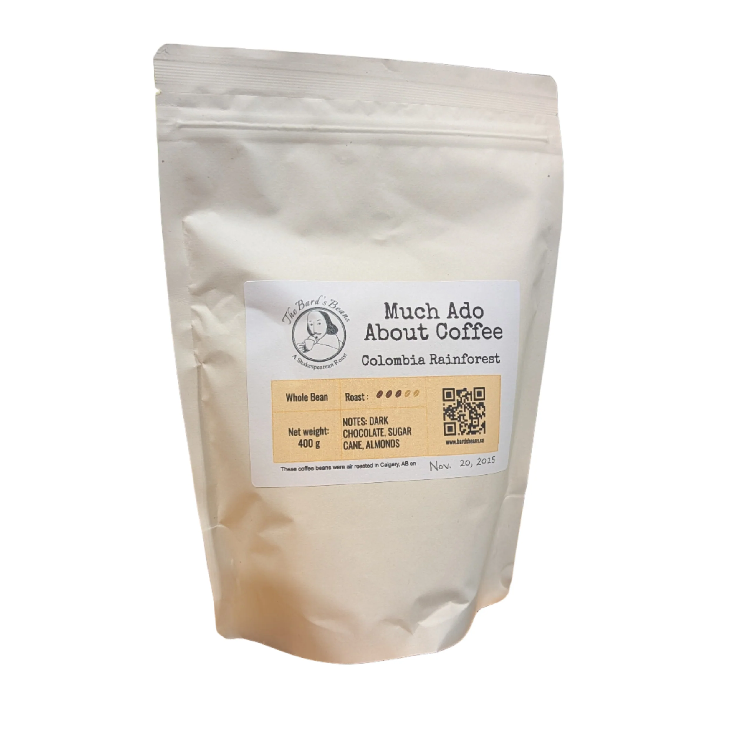 Bards Beans The Bard's Beans - Colombia - Much Ado About Coffee Beans — Tea