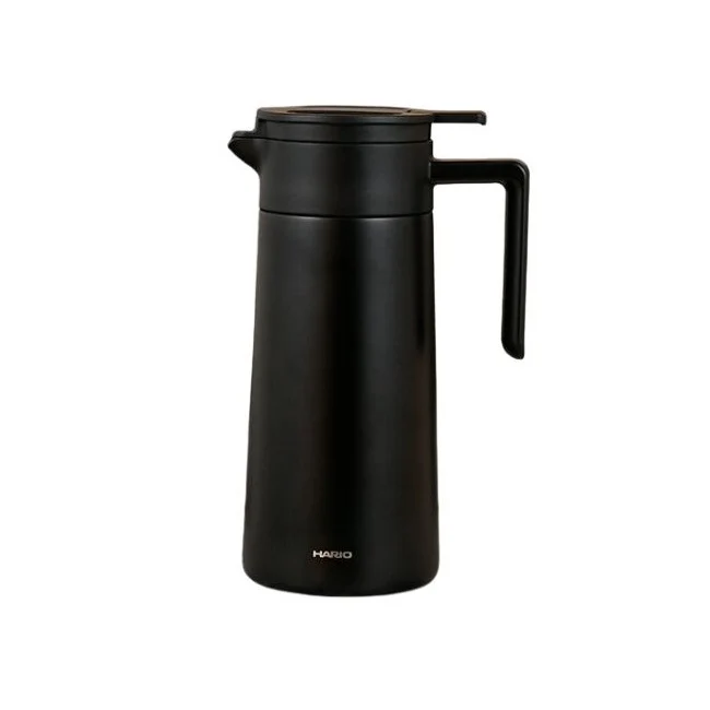 Hario Double Walled Ceramic Coated Metal Server - Black / 600ml — Cup