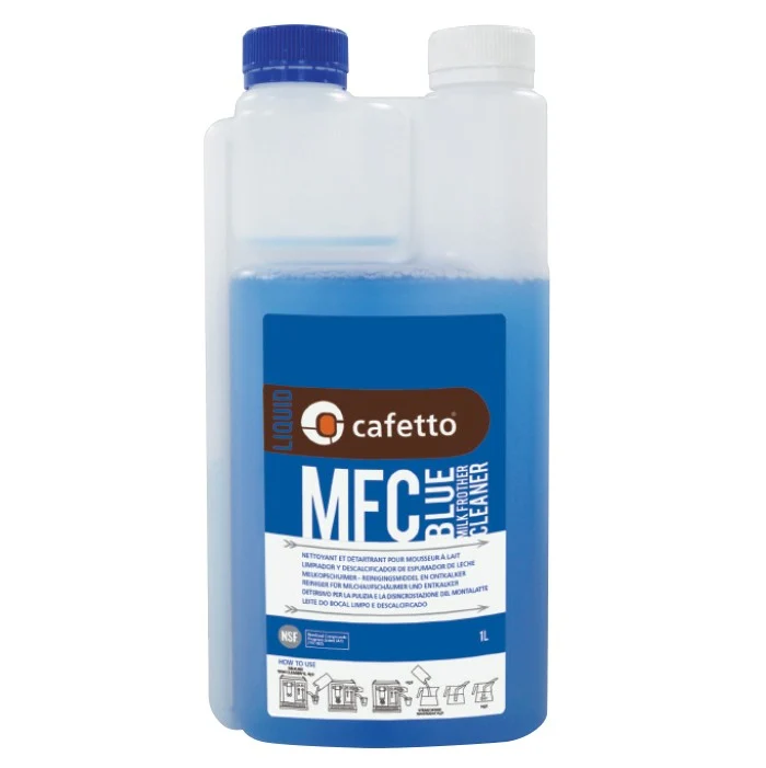 Cafetto Daily Milk Frother Cleaner (MFC) Blue — Bottle