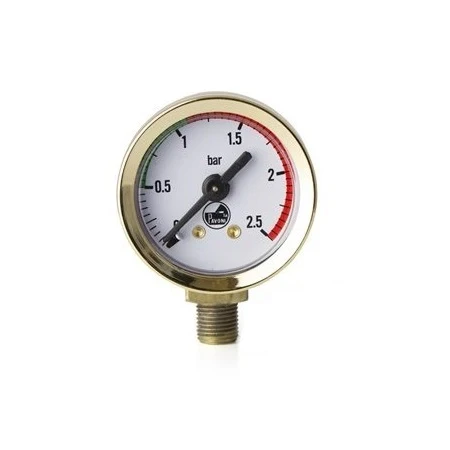 La Pavoni Brass Pressure Gauge (Special Order) — Bar