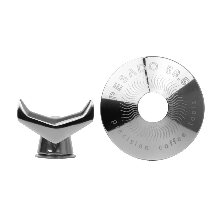 Pesado Stainless Steel Hybrid Portafilter Attachment - 58mm — Catalog Product