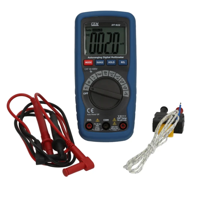 CEM DT-922 Digital Multimeter — Case