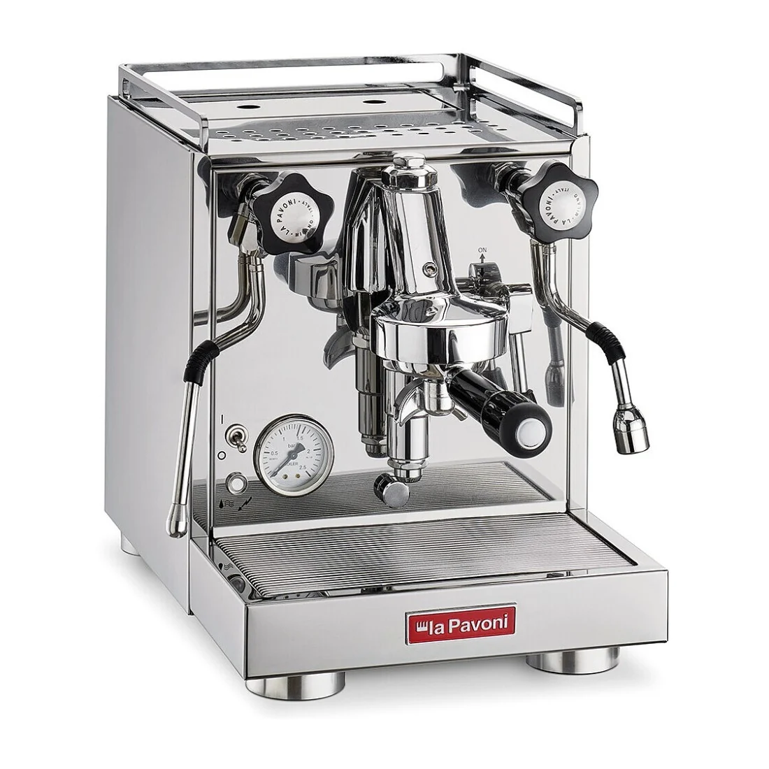 La Pavoni Cellini Classic Espresso Machine - Black — Wand
