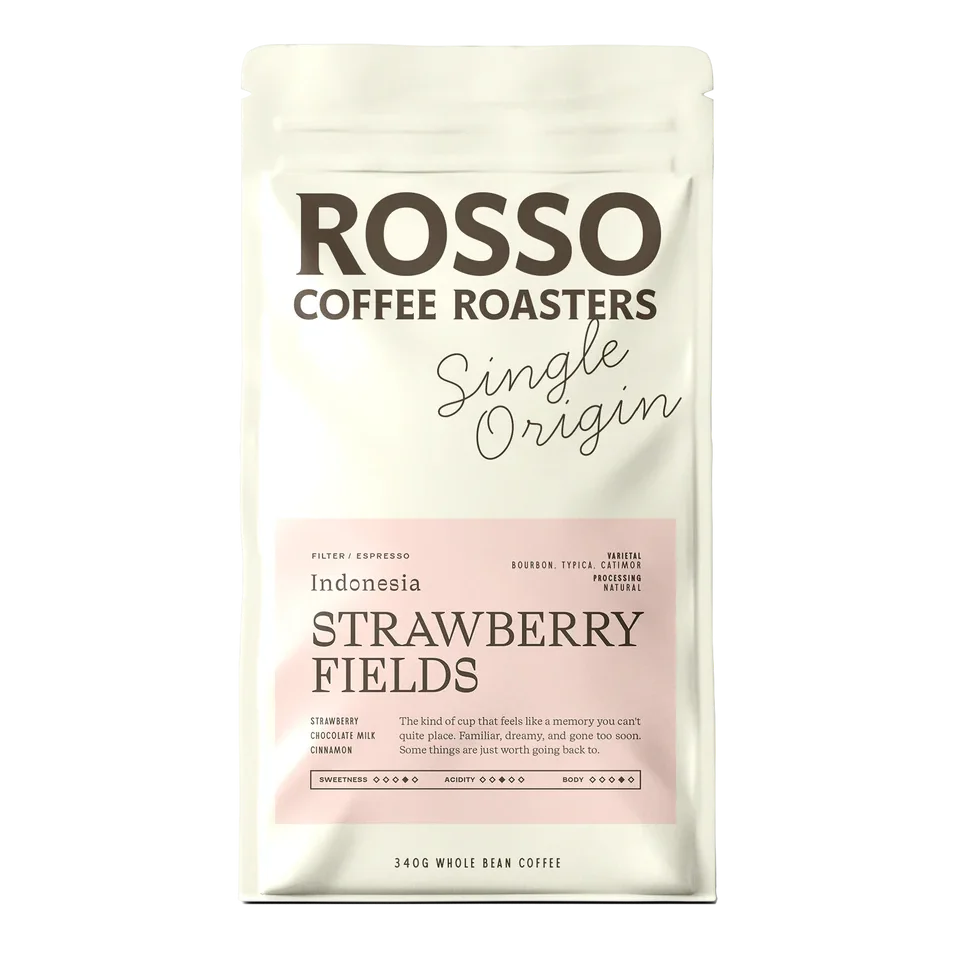 Rosso Coffee Roasters Rosso - Indonesia - Strawberry Fields Coffee Beans — Tea