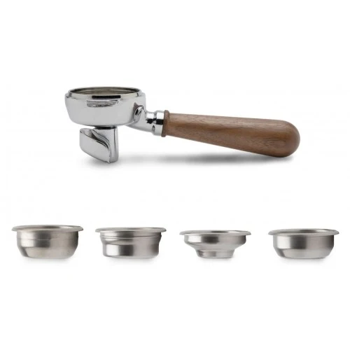 Lelit Double Portafilter 58mm Kit With Walnut Handle (OEM) — Can