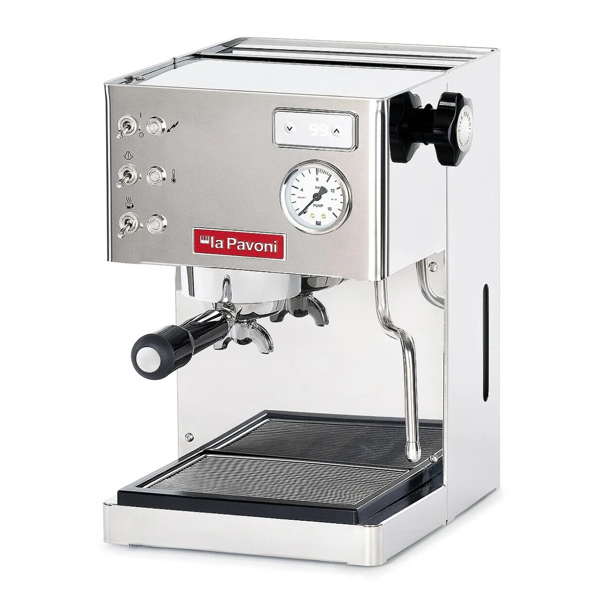 La Pavoni New Casabar PID Espresso Machine - Black — Frame