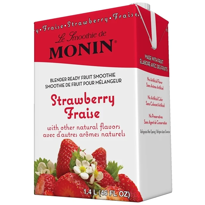 Monin Strawberry Smoothie Mix — Tea